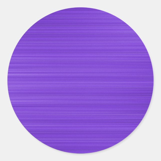 Brushed Violet Runder Aufkleber (Vorderseite)