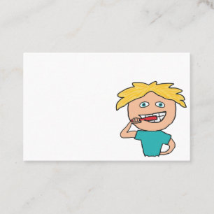 Brushing Teeth Visitenkarte