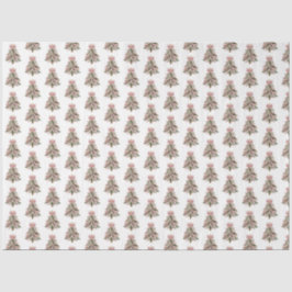 Brushstroke Christmas Tree Tissue Paper Seidenpapier