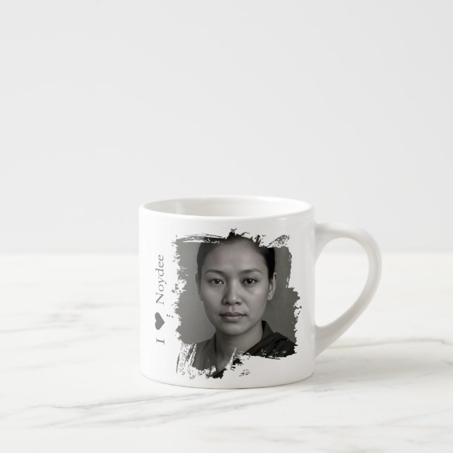 Brushstroke design for your image and text espressotasse (Rechts)