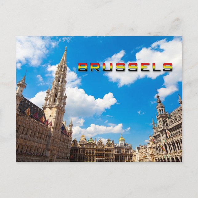 Brüssel, 01D Postkarte (Vorderseite)