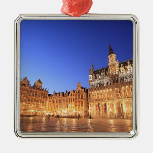 Brüssel, Belgien 2 Silbernes Ornament (Vorne)