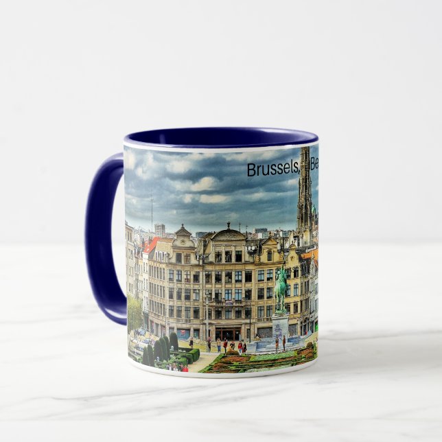 Brüssel, Belgien - City-Foto Tasse (Vorderseite Links)