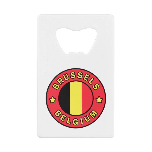 Brüssel Belgien Geldbeutel Flaschenöffner (Vorderseite)