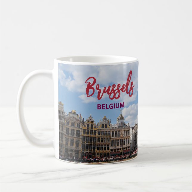 Brüssel Belgien Landschaftlicher Kaffee Tasse Cup  (Links)