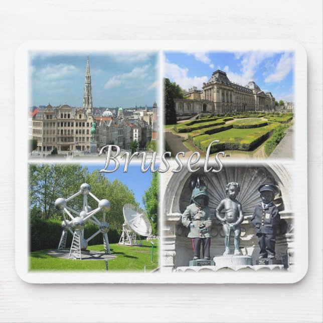 Brüssel Belgien Mousepad (Vorne)