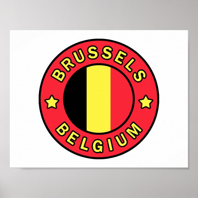 Brüssel Belgien Poster (Vorne)