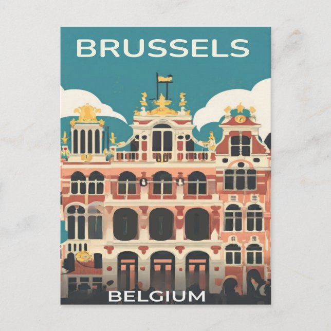 Brüssel, Belgien Postkarte (Vorderseite)