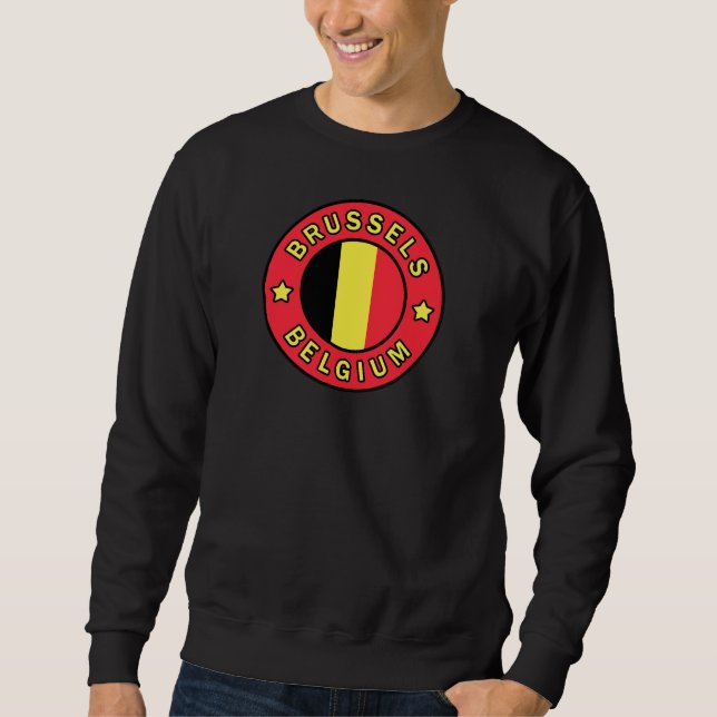 Brüssel Belgien Sweatshirt (Vorderseite)