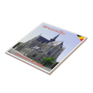 BRÜSSEL BRUXELLES Notre-Dame du Sablon, Fliese