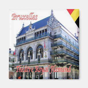 BRÜSSEL BRUXELLES - Royal Flemish Theater Magnet
