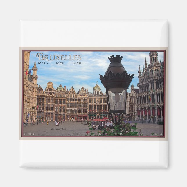 Brüssel - Der Grand Place Magnet (Vorne)