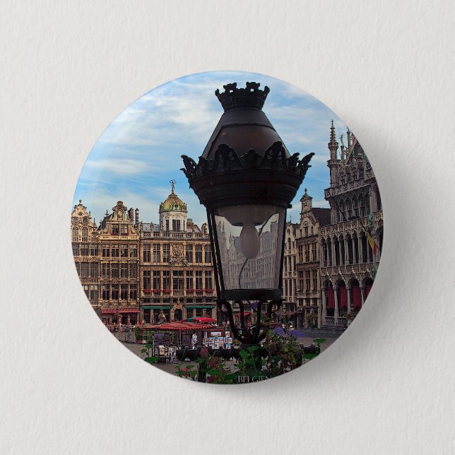 Brüssel - der großartige Platz Button (Vorderseite)