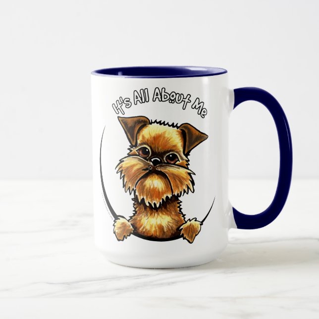 Brüssel Griffon alles über mich Tasse (Rechts)