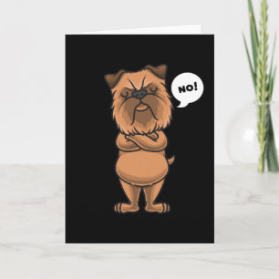 Brüssel Griffon Bruxellois Dog Gift Karte