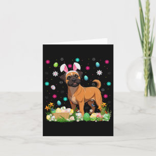 Brüssel Griffon Dog Easter Egg Hunt Bunny Ear Hap Karte
