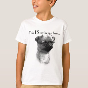 Brüssel Griffon Happy Face T-Shirt