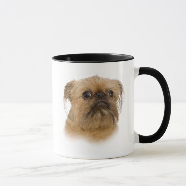 Brussel Griffon Portrait Tasse (Rechts)