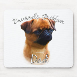 Brüssel Griffon Vater 2 Mousepad