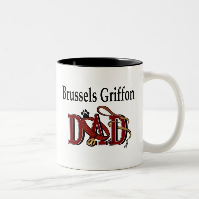 Brüssel Griffon Vater Tasse (Rechts)