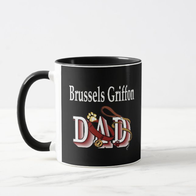 Brüssel Griffon Vater Tasse (Links)