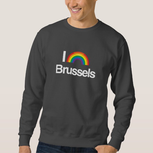 BRÜSSEL - I-LIEBE-STOLZ - - .PNG SWEATSHIRT (Vorderseite)