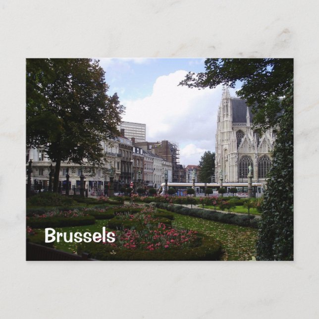 Brüssel Postkarte (Vorderseite)