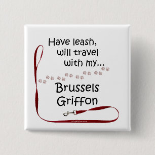 Brüssel-Reise-Leash - Schaltfläche Button