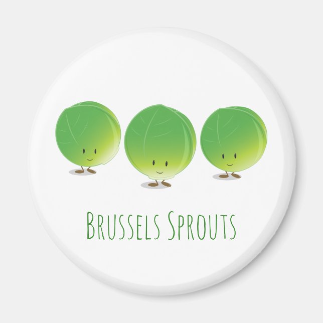 Brüssel Sprouts | Magnet (Vorne)
