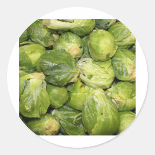 Brussel Sprouts Runder Aufkleber