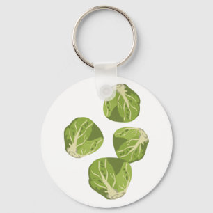 Brussel Sprouts Schlüsselanhänger