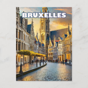 Brüssel, Stadt der Gegensätze und Reize Postkarte