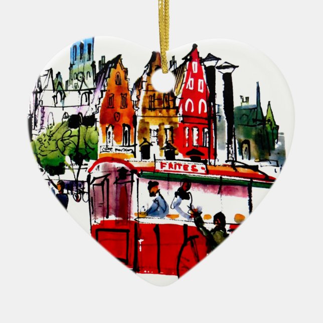 Brüssel-Stadt Keramikornament (Vorne)