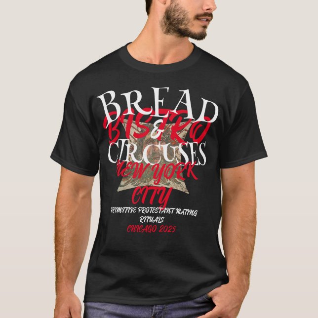 BRÜSSEL UND KREISE BISTRO NEW YORK CITY T-Shirt (Vorderseite)