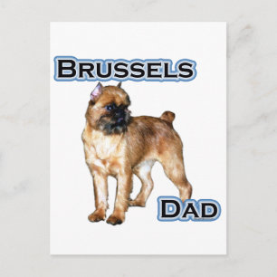 Brüssel Vater 4 Postkarte