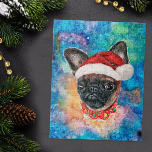 Brüsseler Griffon-Hunderasse Weihnachts-Puzzle