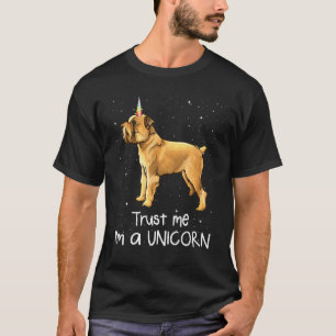 Brüsseler Griffon Trau Mir Ich Bin Ein Einhorn Hun T-Shirt