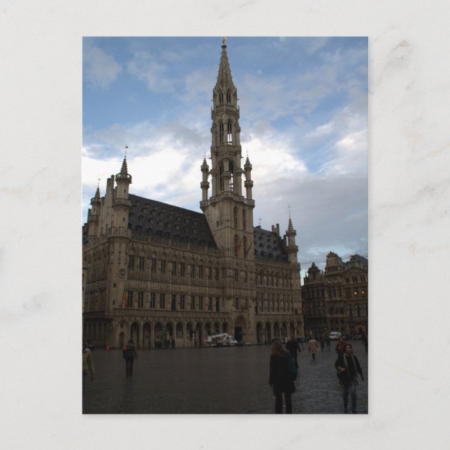 Brüsseler Rathaus Postkarte (Vorderseite)