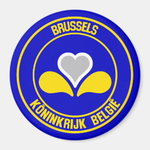 Brüsseler RundEmblem Magnet
