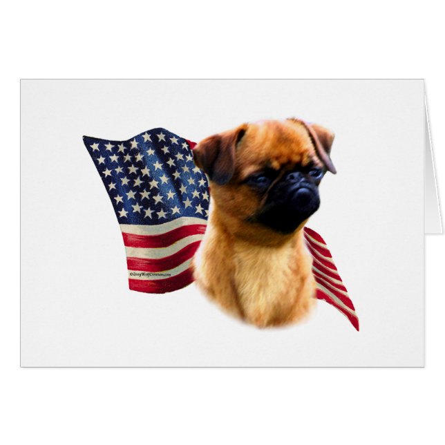 Brussels Griffon Flag (Vorderseite (Horizontal))