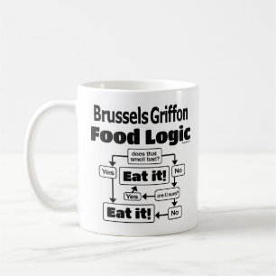 Brussels Griffon Food Logic Kaffeetasse