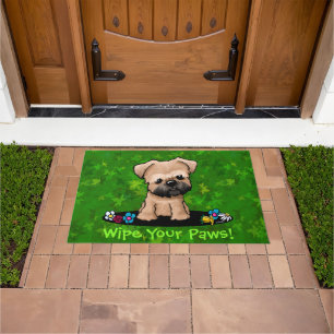 Brussels Griffon Garden Helper Doormat Fußmatte