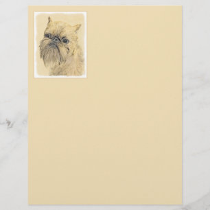 Brussels Griffon Painting - Niedliche Hundekunst