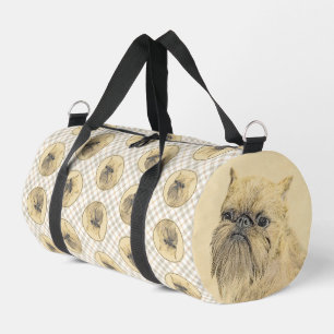 Brussels Griffon Painting Red Rough Niedlich Dog A Duffle Bag