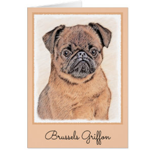 Brussels Griffon Smooth Painting Original Dog Art