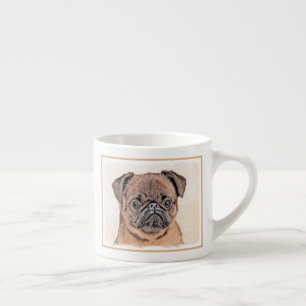 Brussels Griffon Smooth Painting Original Dog Art Espressotasse
