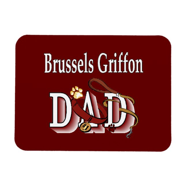 Brussels Griffon Vater Magnet (Horizontal)