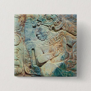 Brust des Königs und des Höflings von Tikal Button