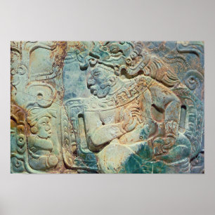Brust des Königs und des Höflings von Tikal Poster
