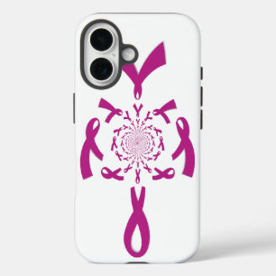 Brust-Krebs-Bewusstsein Art Print iPhone 16 Hülle